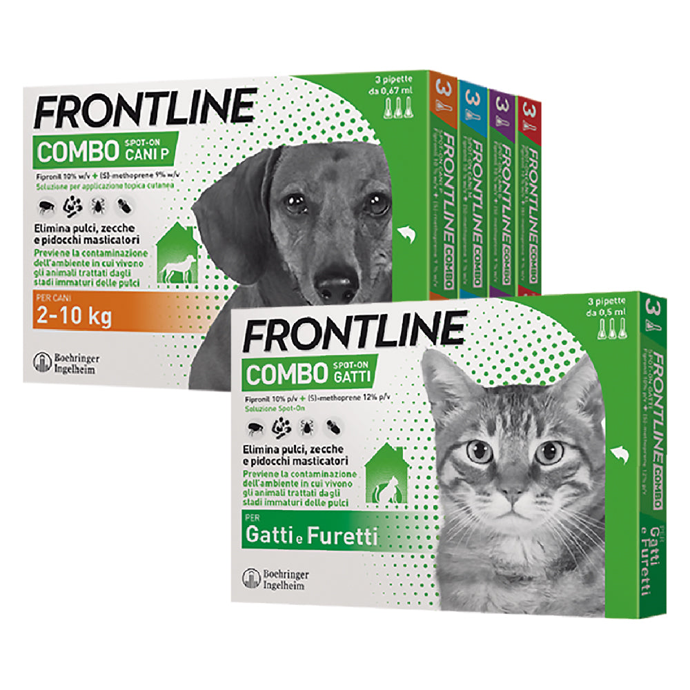 ANTIPARASSITARIO 'FRONTLINE COMBO' gatti - 6 pipette ml 0,5