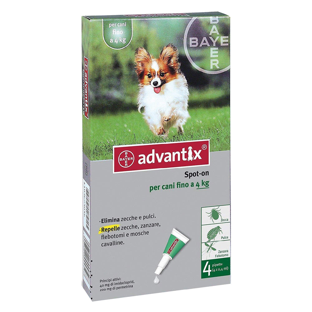 ANTIPARASSITARIO 'ADVANTIX SPOT-ON' 10-25 kg - 6 pipette ml 2,5