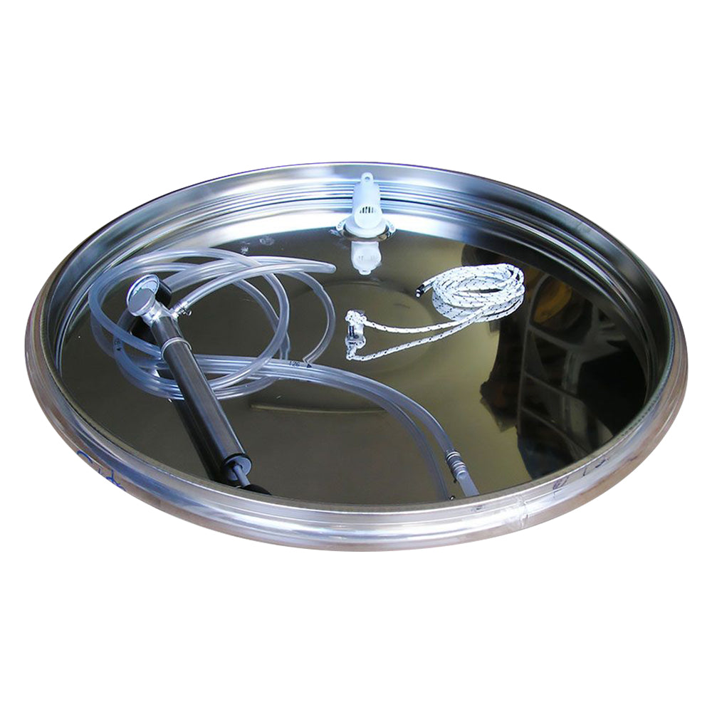 GALLEGGIANTE A CAMERA D'ARIA CON POMPA lt 100 - Ø 420 mm
