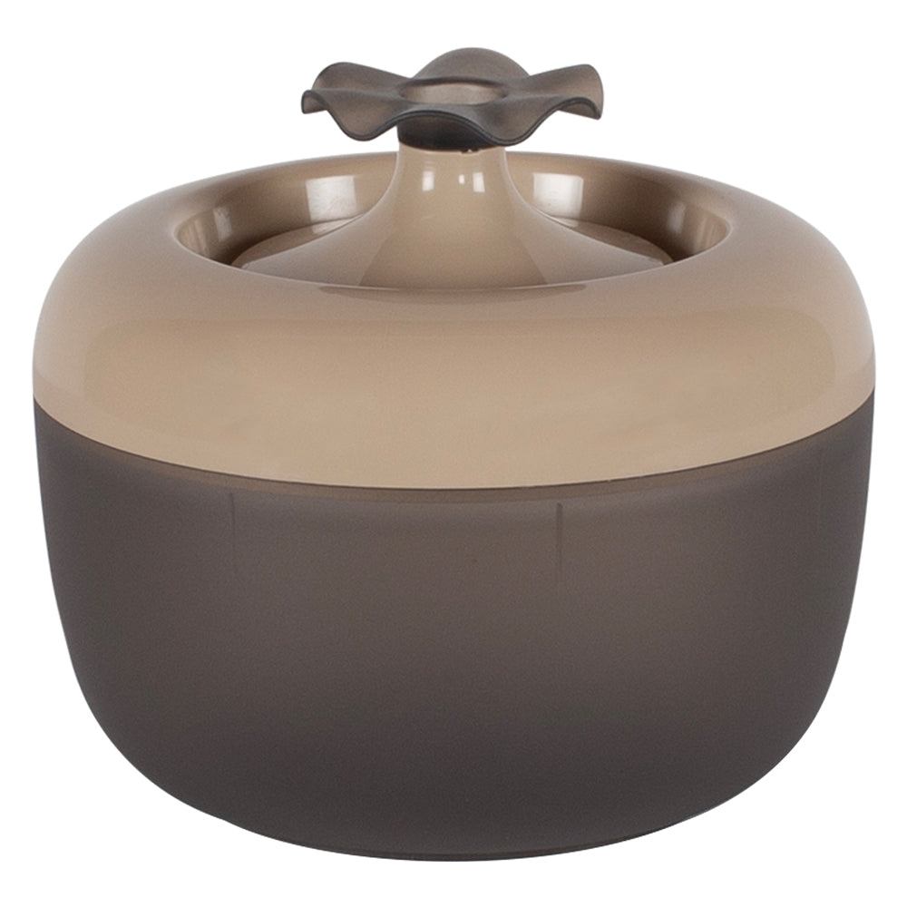 FONTANA PER GATTI 'MALAGA' mod. 'fiore' col. mocaccino - lt. 1,7