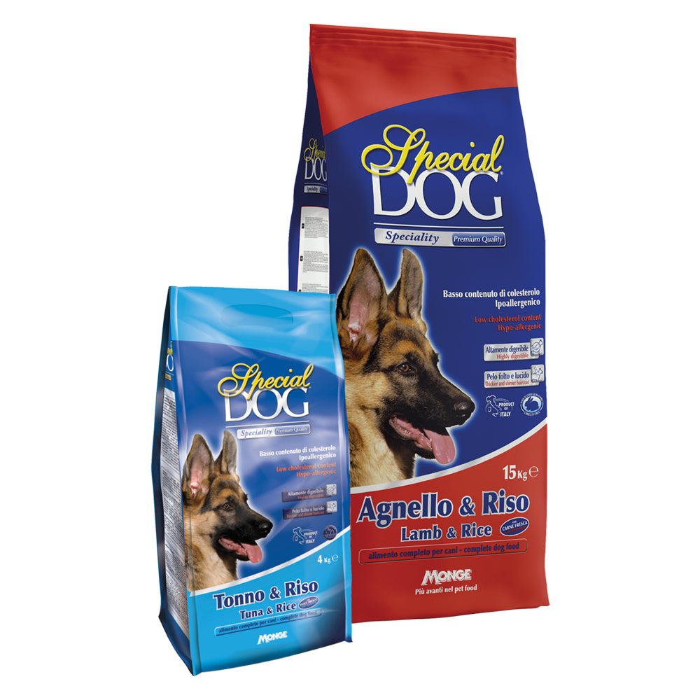 CROCCHETTE PER CANI 'SPECIAL DOG' tonno e riso - kg 15