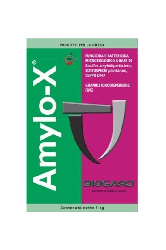 AMYLO-X Biogard Fungicida Battericida Biologico - Bacillus amyloliquefaciens
