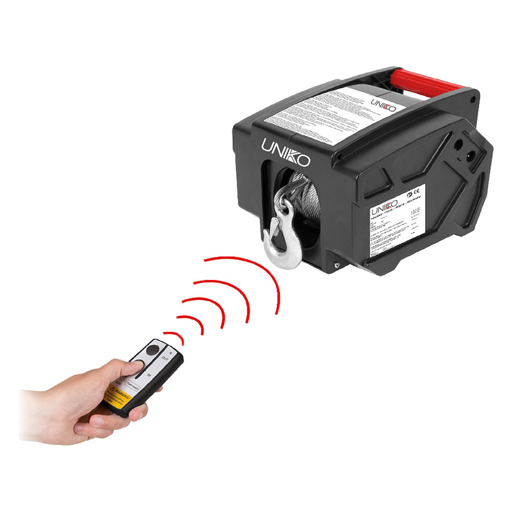 VERRICELLO ELETTRICO CON COMANDO A DISTANZA kg 907 - cavo mt. 9,14 - 300 W (12V - 25A)