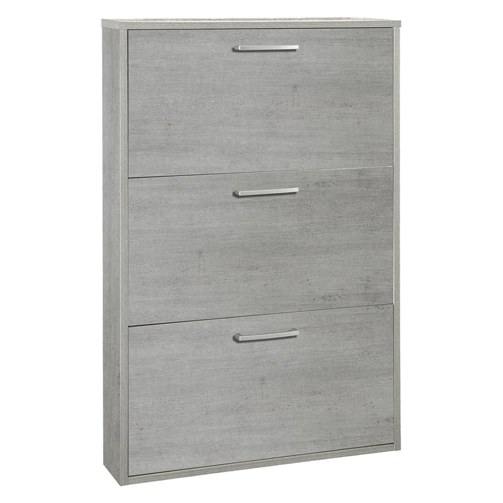 SCARPIERA 3 RIBALTE SINGOLE LINEA 'ESPRESSO' cm. 15 x 65 x h.105 - cemento