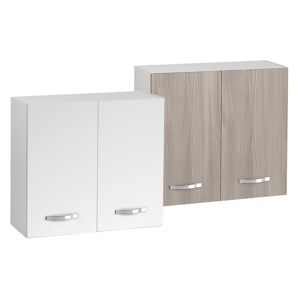 MOBILE COLAPIATTI PER CUCINE COMPONIBILI L.80 x P.32 x H.72. - 2 ante - col. bianco