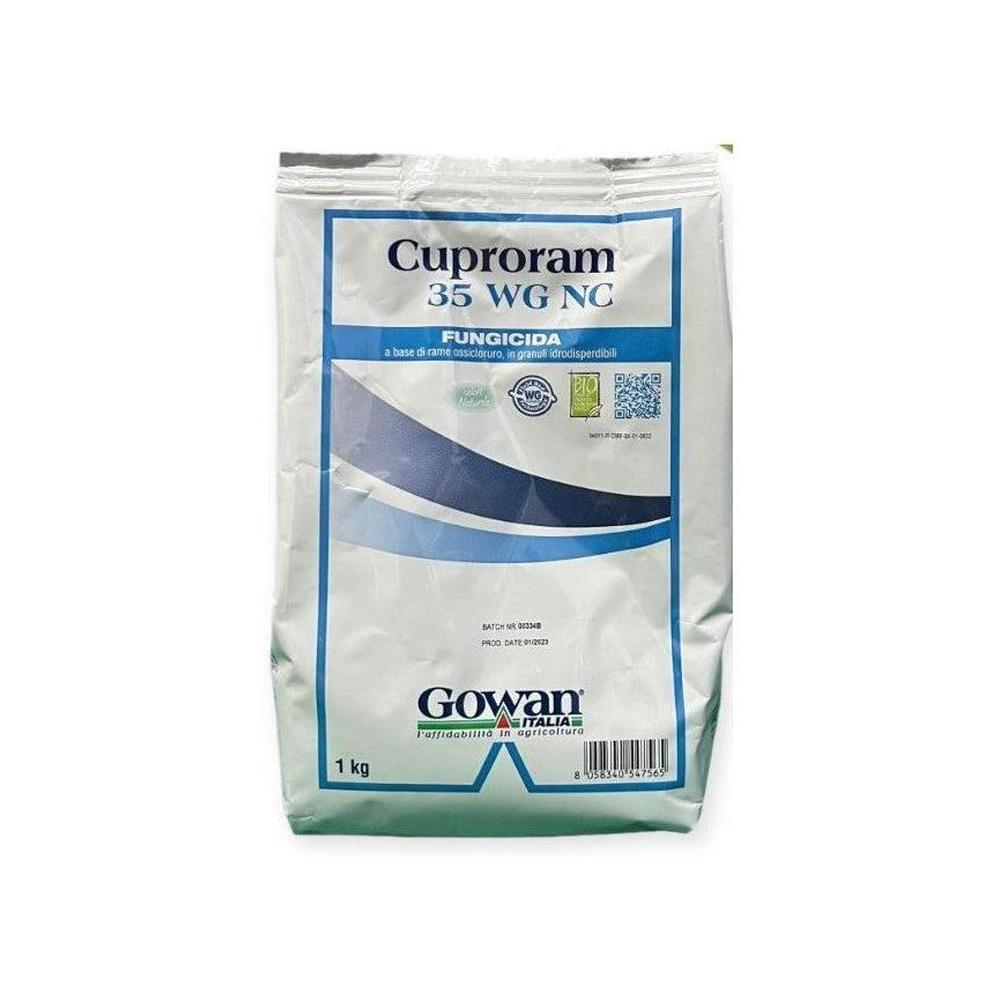 Cuproram 35 WG Blu 1kg Gowan: Fungicida Rameico (Ossicloruro)