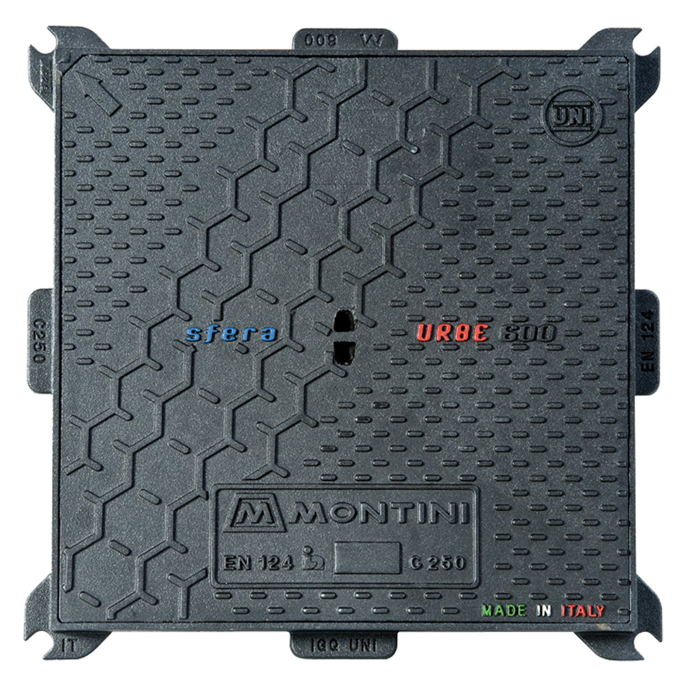CHIUSINO IN GHISA CLASSE C250 URBE - 30 x 30 - Kg 7