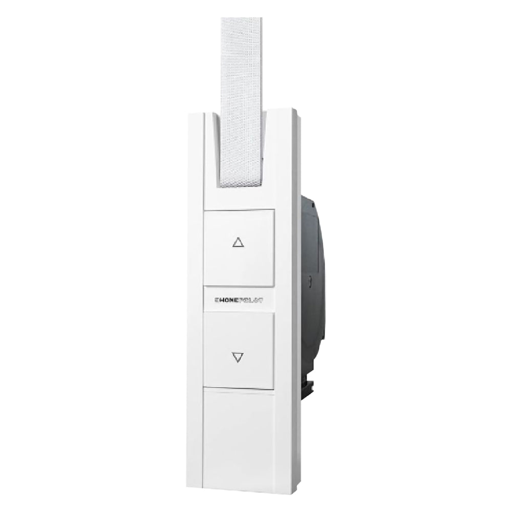 AVVOLGITORE ELETTRICO AD INCASSO mt 6 / 8 interasse 165 - placca bianca