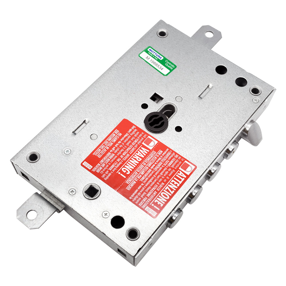 SERRATURA A LEVE PER PORTE BLINDATE 'SERIE 82' E 63 - 4 cat. / int.28 mm c/sist.antimanipolazione