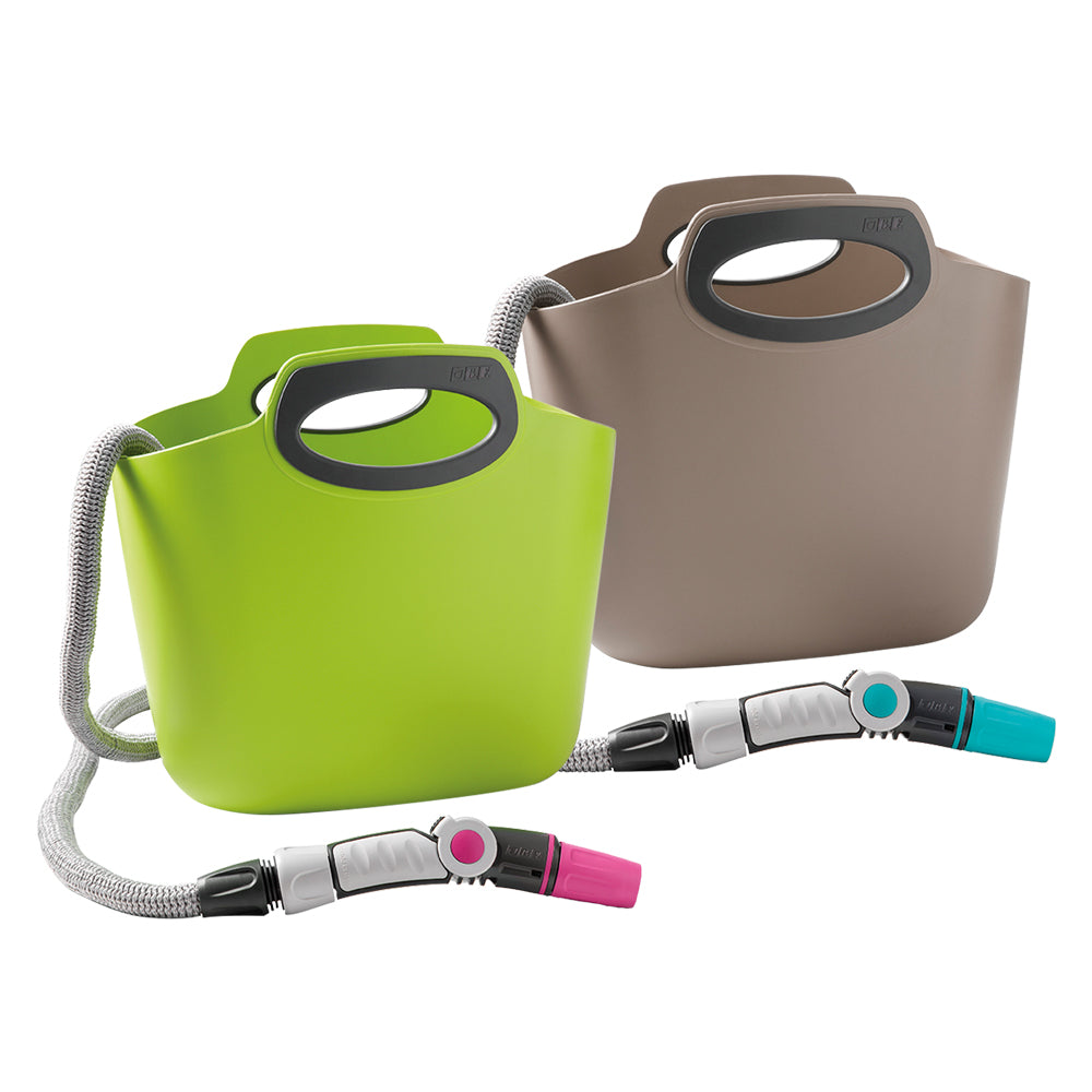 TUBO ESTENSIBILE PER GIARDINO IN KIT 'AQUAPOP 30' col. tortora