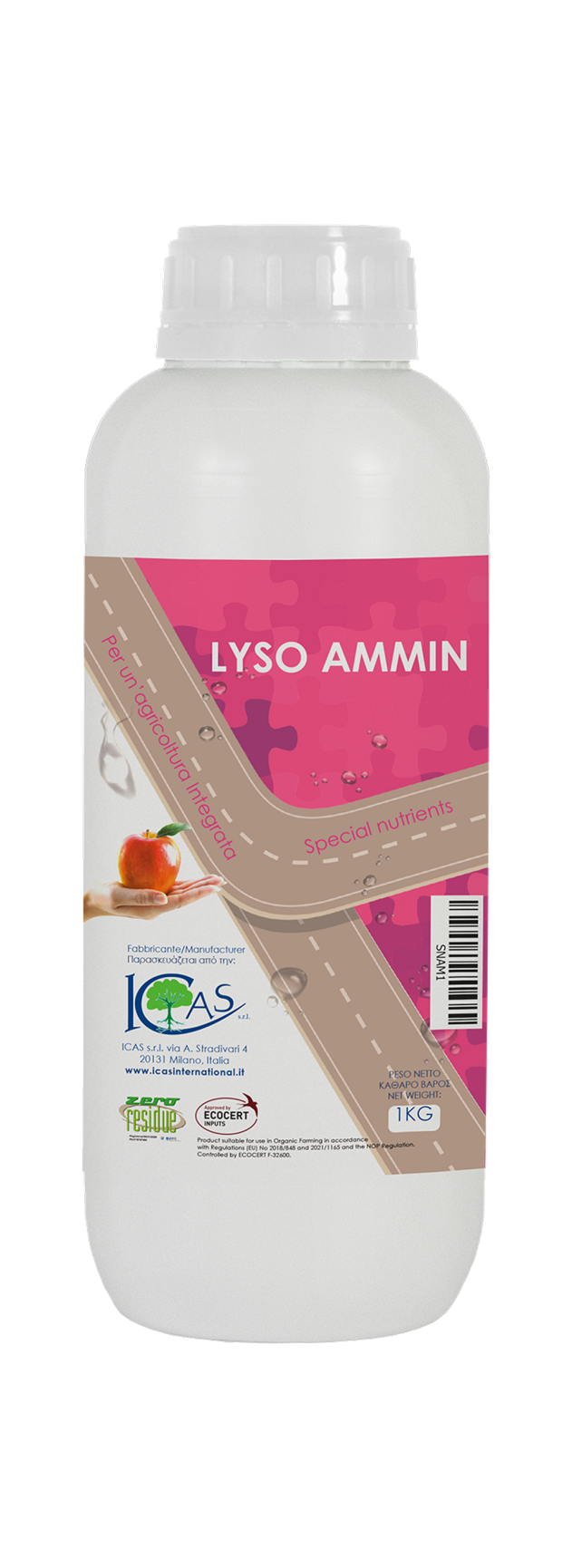 LYSO-AMMIN ICAS: Biostimolante con Amminoacidi Vegetali