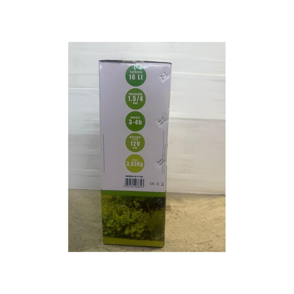 Leone Group P-16L Pompa a spalla elettrica 16 litri batteria al litio per protezione piante