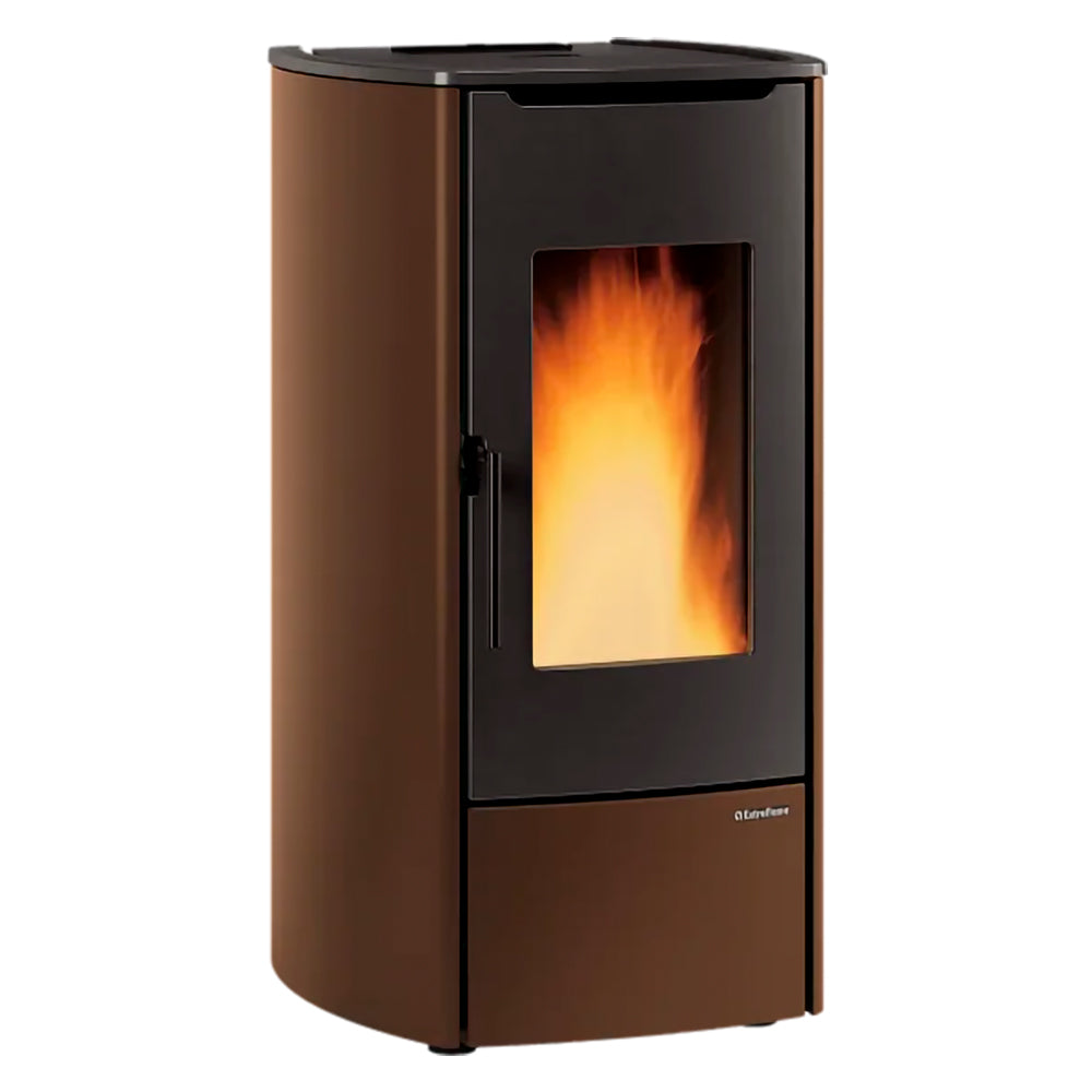 TERMOSTUFA A PELLET 'MARINA HIDRO H11' 14,8 kW - colore bronzo