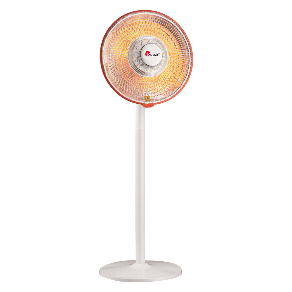 STUFA A PARABOLA CON PIANTANA mm 410 x 380 x h. 1070 - 500 / 1000 W