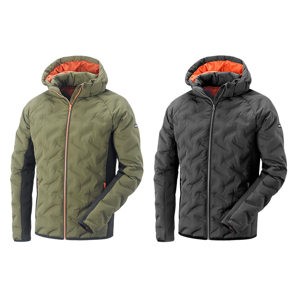 GIUBBINO 'DAKOTA' taglia L - oliva/arancio