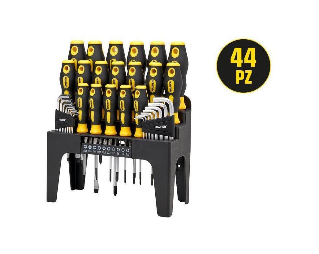 SET CACCIAVITI E BITS MAURER 39 PEZZI - con Stand Organizzatore