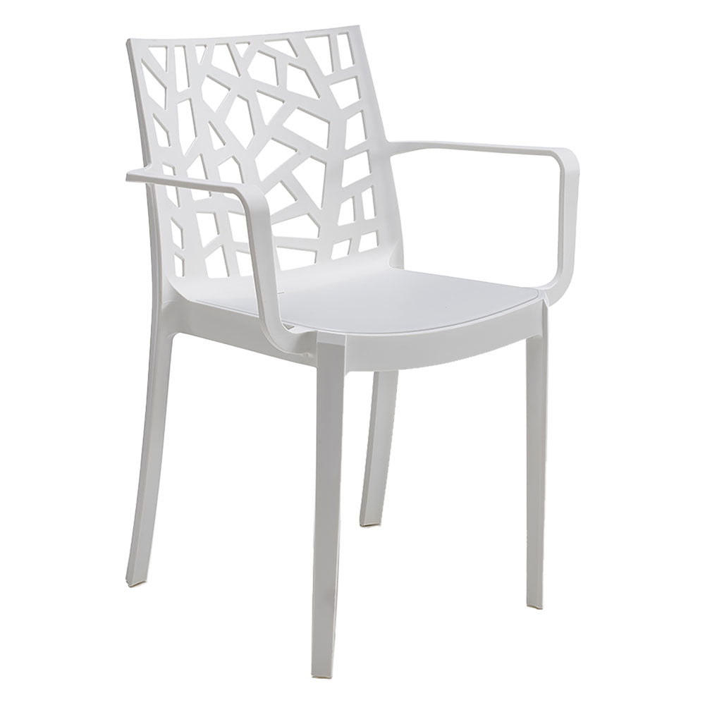 SEDIA IN POLIPROPILENE 'MATRIX ARMCHAIR' grafite
