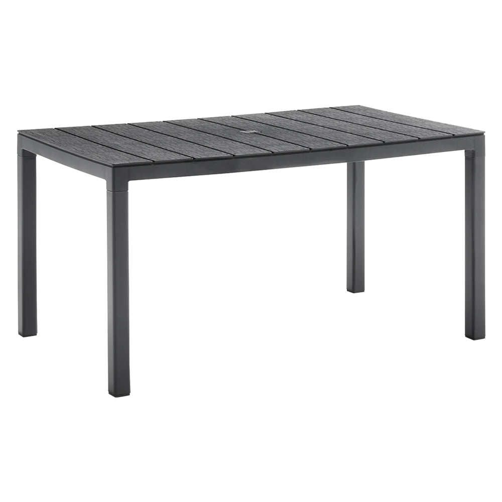 TAVOLO IN POLIPROPILENE SINGOLO 'KING' cm 146x86x h.74 - bianco