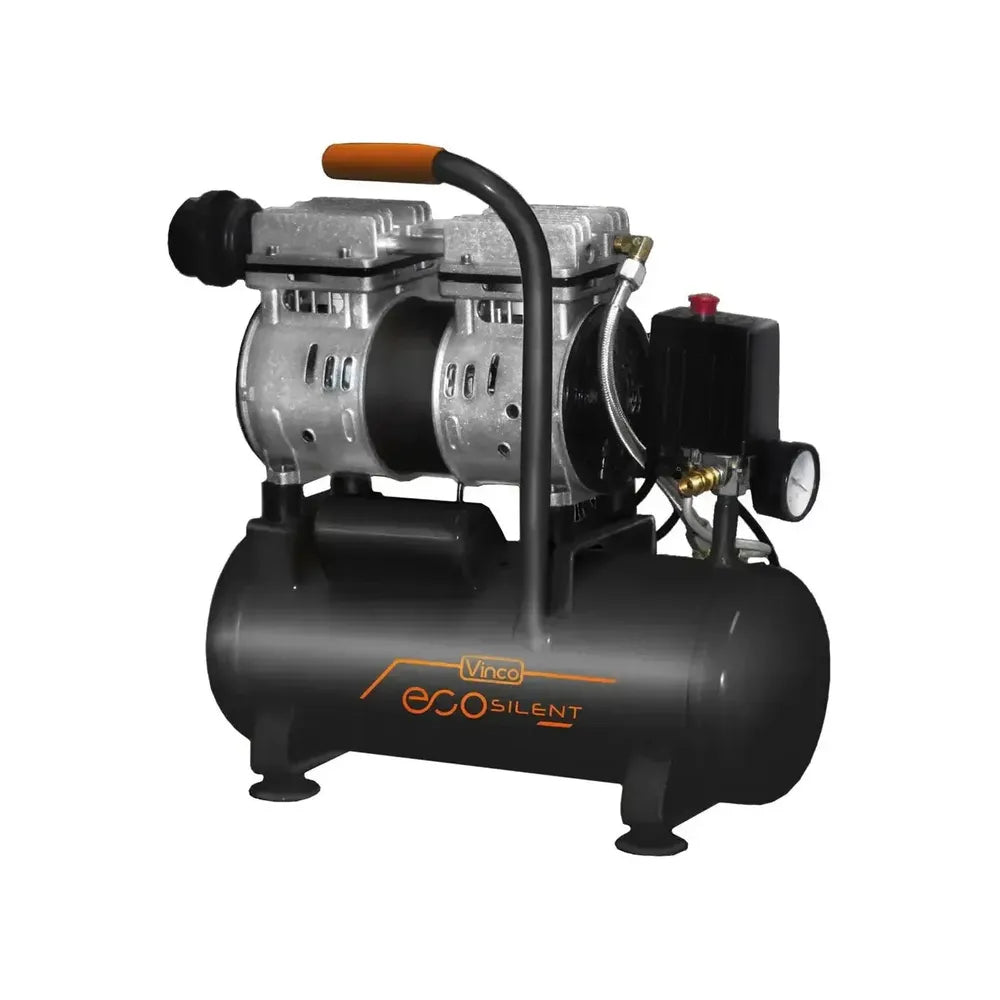 Vinco Ecosilent 60702 Compressore Silenziato Oil-Free 24 Litri 0.7 HP