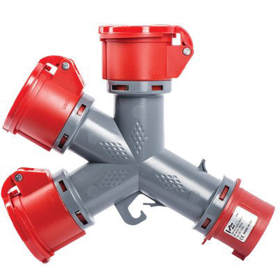 ADATTATORE MULTI SPINA ROSSA PRESA ROSSA 1355 VB