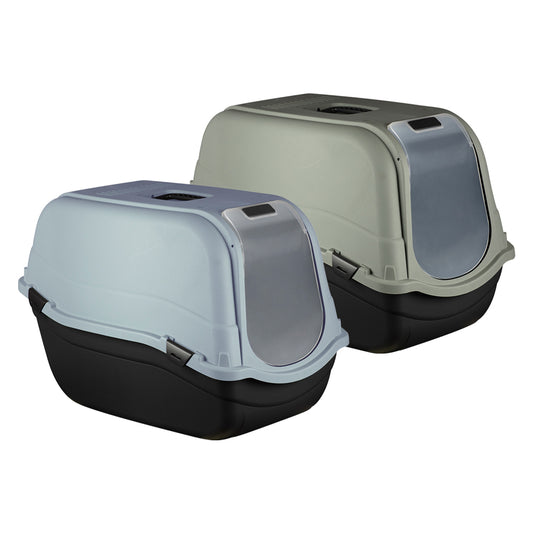 TOILETTE PER GATTI 'ROMEO MAXI ECO' col. ghiaccio - cm 44 x 65 x h. 46