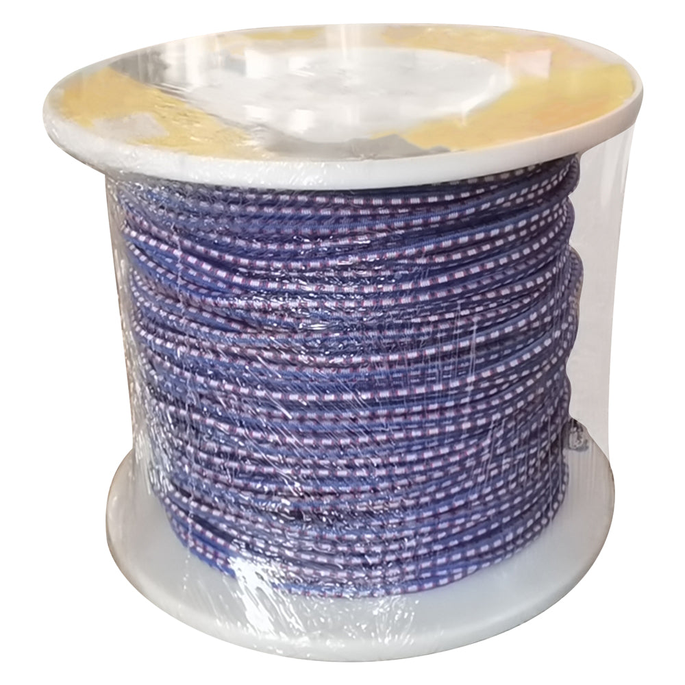 MOLLA ELASTICA LEGABAGAGLI IN BOBINA D. mm 8 x mt. 200 - col. blu