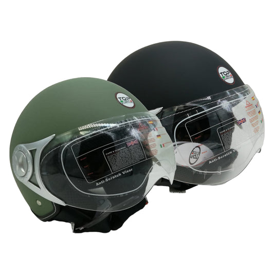 CASCO PER MOTO 'SIRIO MATT' verde - tg. L