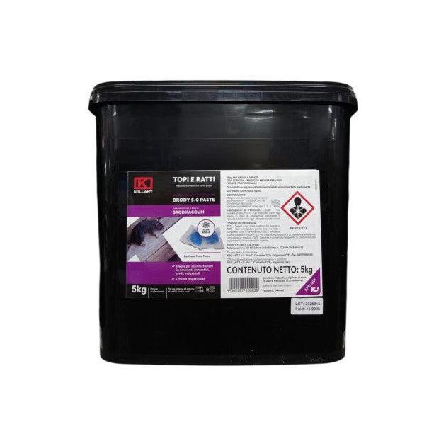 Brody 5.0 Paste Kollant 5kg: Rodenticida in Pasta Fresca all'Anice