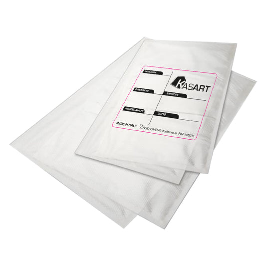 SACCHETTI PRETAGLIATI GOFFRATURA A ROMBO    30 x 40 - confezione 100 pezzi