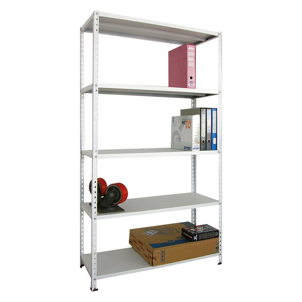 SCAFFALE SECURKIT 'PRO-METAL' cm L.120 x P.40 x H.200 aste esterne intere (15/10)