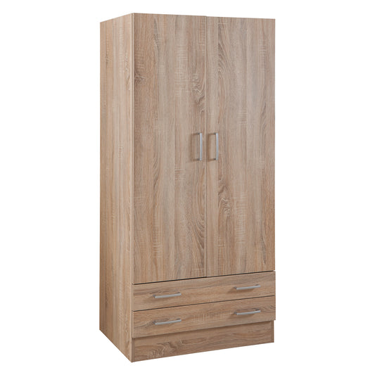 ARMADIO DUE ANTE LINEA 'ESPRESSO' cm. 46 x 82 x h.184 - bianco