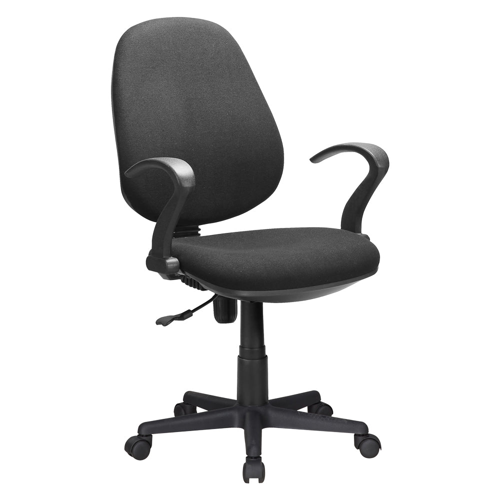 SEDIA DA UFFICIO nero - cm 60 x 58,5 x h. 90,5 / 102