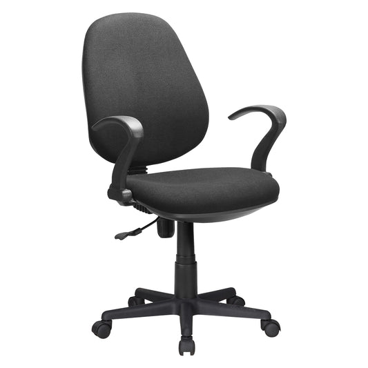 SEDIA DA UFFICIO nero - cm 60 x 58,5 x h. 90,5 / 102