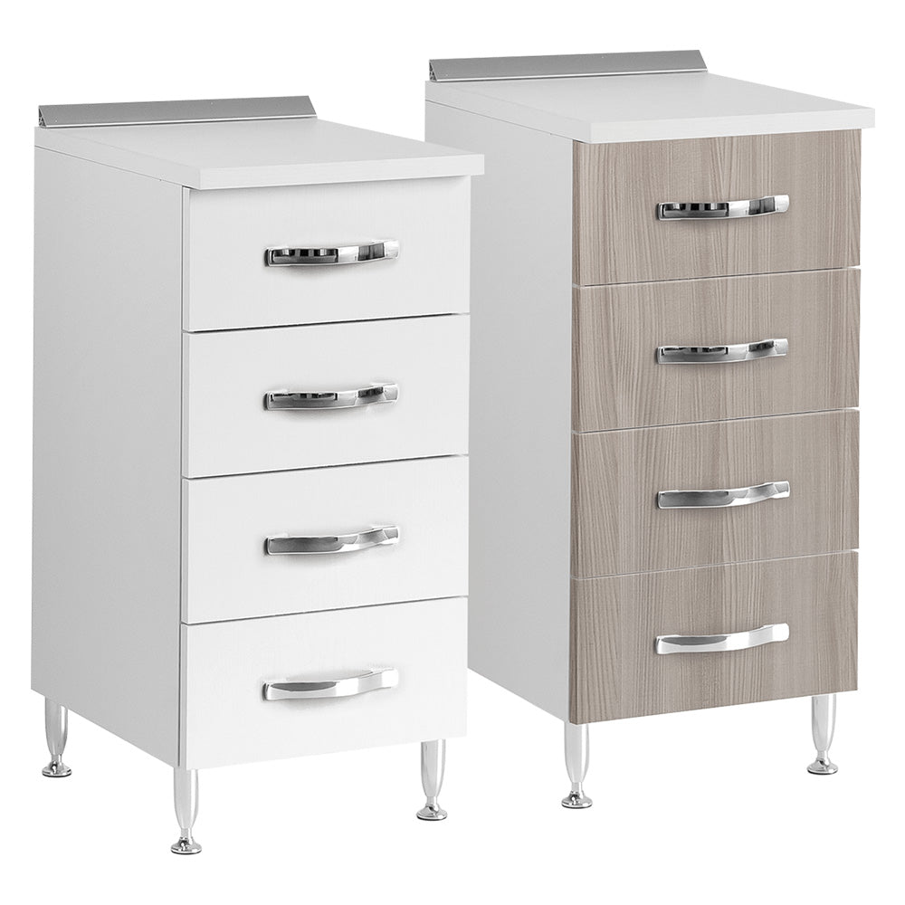 CASSETTIERA PER CUCINE COMPONIBILI L.40 x P.50 x H.85. - col. bianco