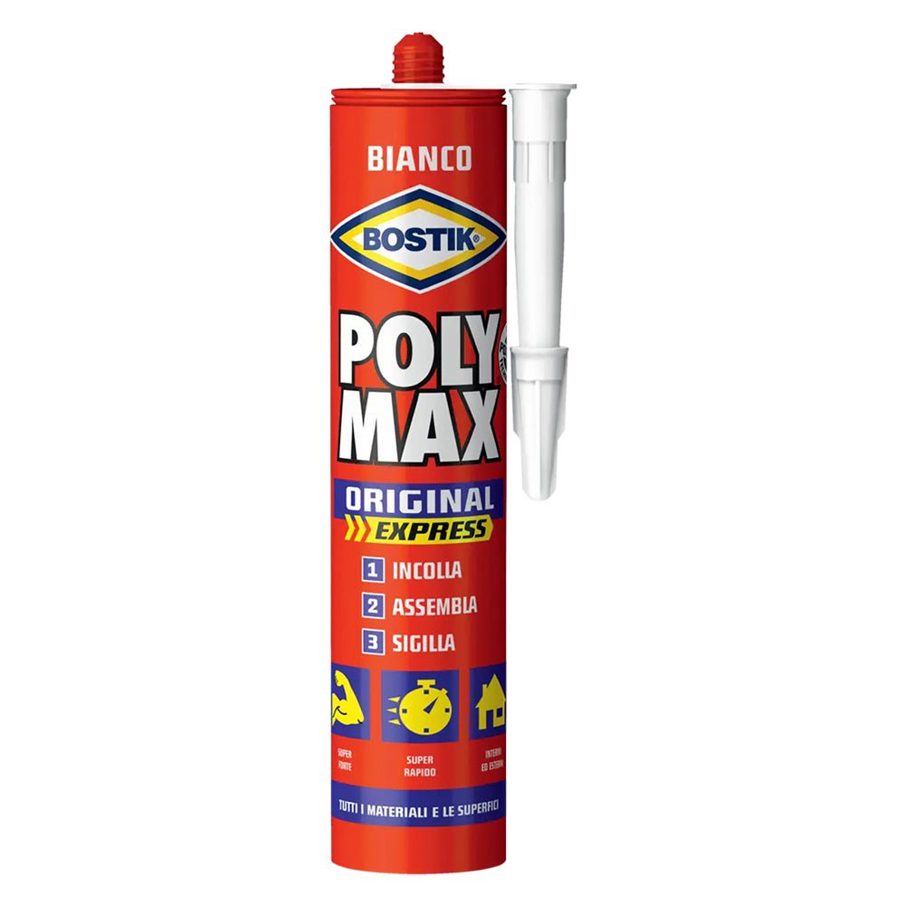 ADESIVO SIGILLANTE UNIVERSALE 'POLY MAX' ORIGINAL  2 pz - gr. 425 - bianco