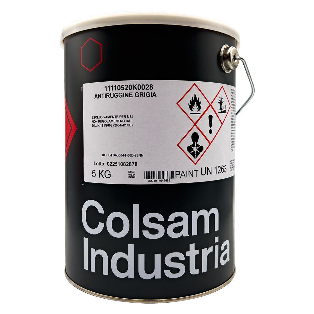 ANTIRUGGINE SINTETICA 'FINA' Kg. 23 Grigia - Polinoxal