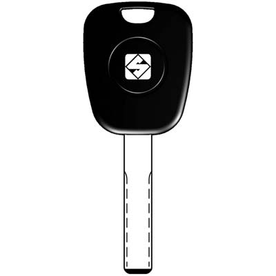 CHIAVE AUTO TRANSPONDER CITROEN FIAT HU83TE SILCA