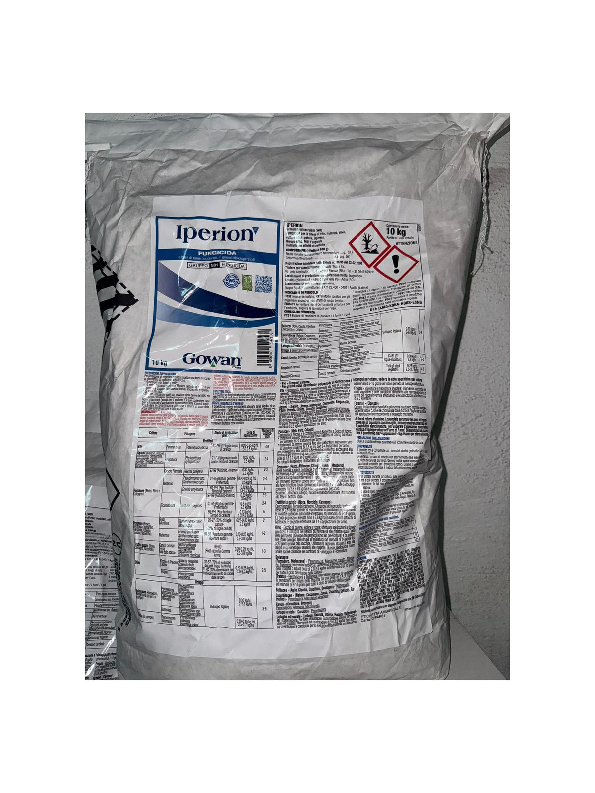Concime Sumitomo Iperion 10 Kg Rame metallo 37,5 g(da ossicloruro tetraramico)
