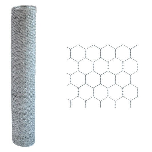 RETE TRIPLA TORSIONE ESAGONALE 19 x 2 Filo Ø mm. 0,7 - H. cm 120 x mt. 25