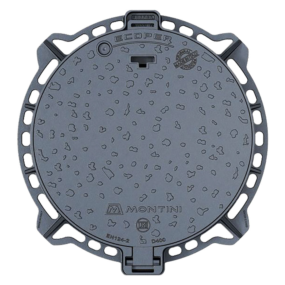 CHIUSINO IN GHISA CLASSE D400 ECOPER T - 85 - botola 65 cm / Kg 51