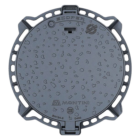 CHIUSINO IN GHISA CLASSE D400 ECOPER T - 85 - botola 65 cm / Kg 51