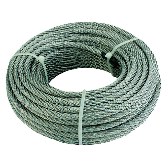 FUNE ACCIAIO INOX '316' mm 5 x rt. 25 mt
