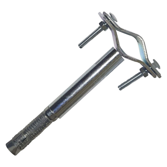 ZANCA AD ESPANSIONE PER PALO ANTENNA cm 26 - ancoraggio 30 > 60 mm (pesante)