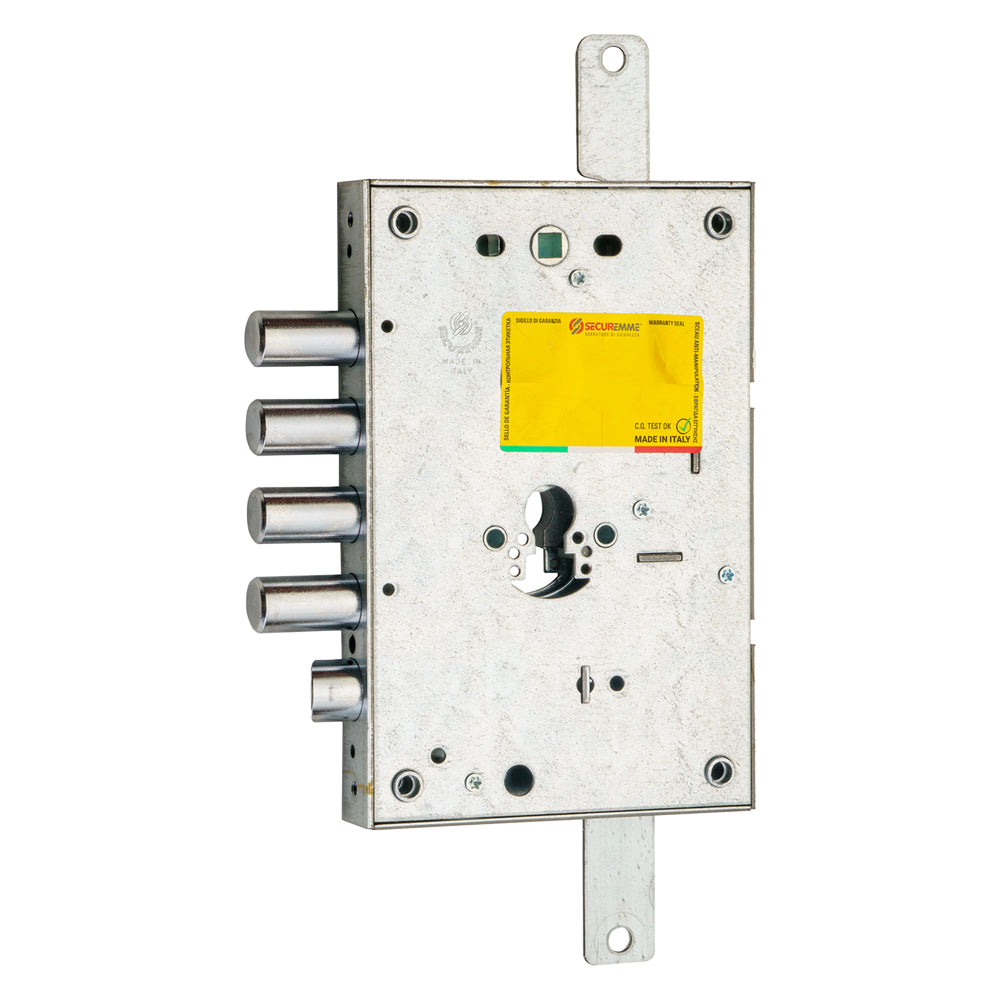 SERRATURA DA APPLICARE TRIPLICE PER PORTE BLINDATE '265' interasse pistoni 28 mm - E63 SX