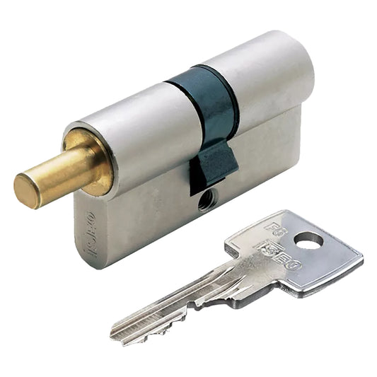CILINDRO SAGOMATO PER POMOLO 'R6 EXTRA S' mm 30+10+30 = 70 nichelato (35+35)