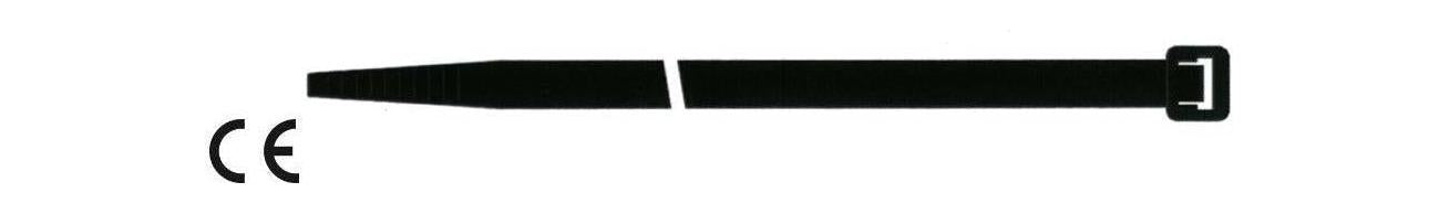 Fascette di cablaggio in nylon nero Maurer - Resistenza e affidabilità