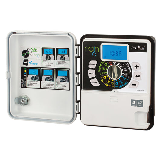 CENTRALINA PER IRRIGAZIONE RAIN 'I-DIAL' 8 stazioni - 24 volt