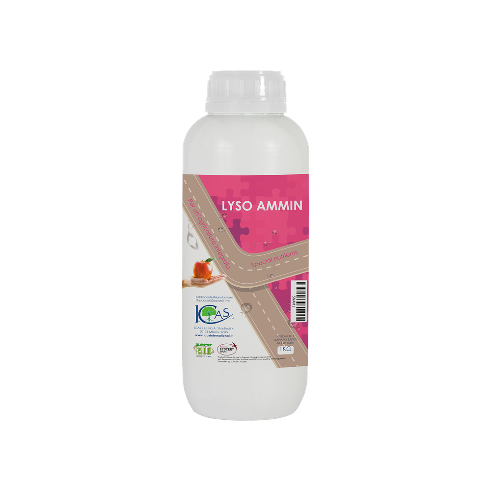 LYSO-AMMIN ICAS 1Lt Biostimolante con Amminoacidi Vegetali
