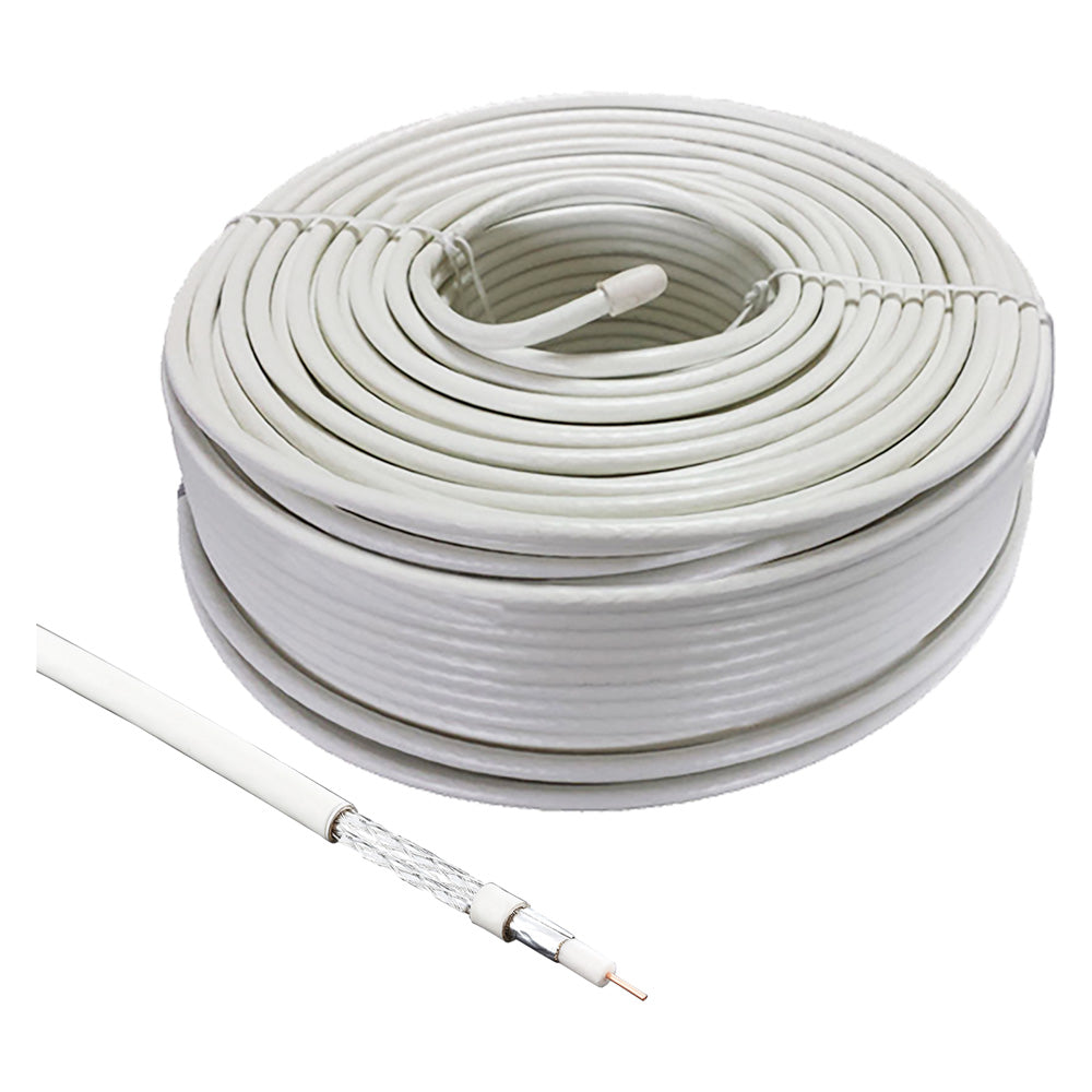 CAVO COASSIALE TV/SAT Ø 5   mm ± 0,15 mm x 100 metri