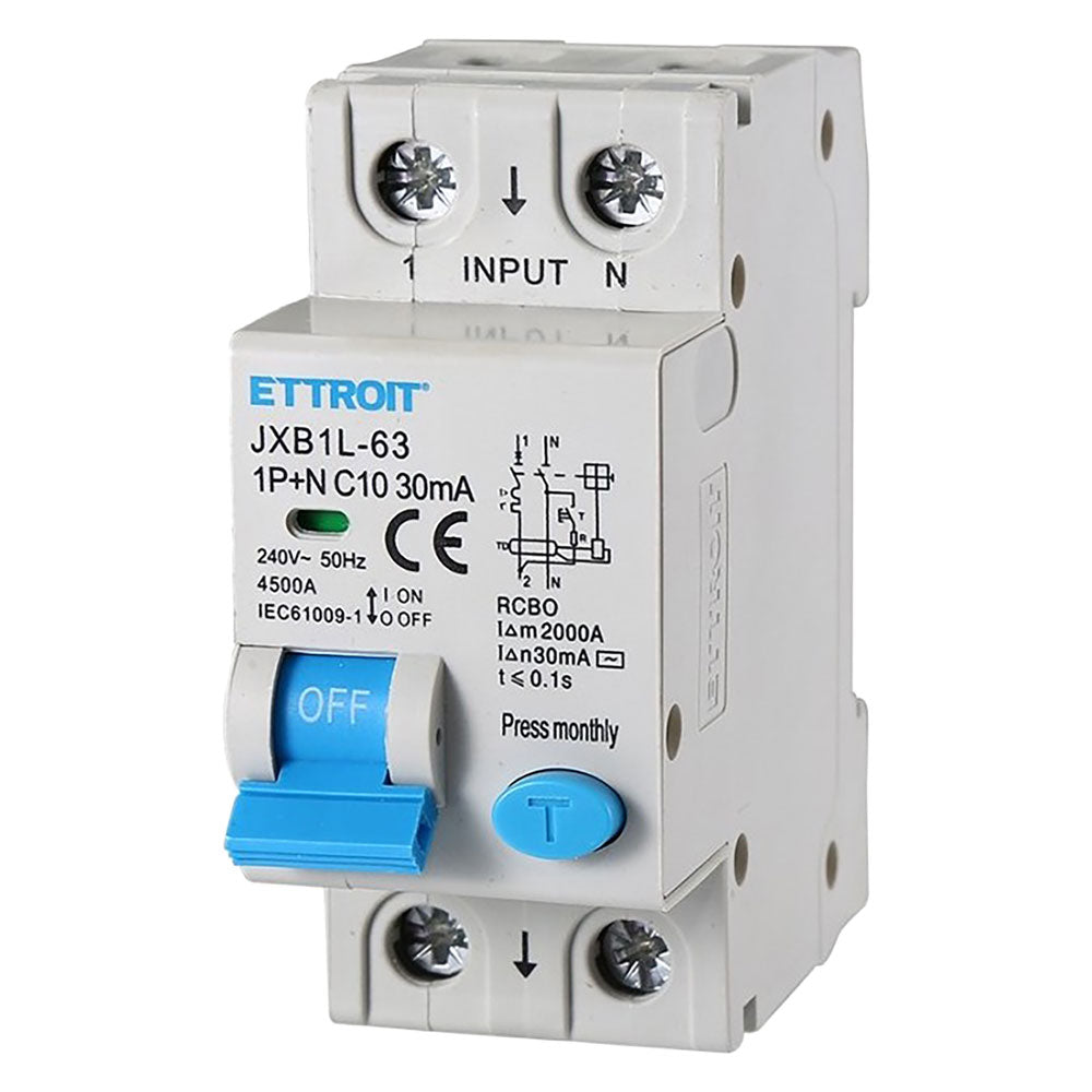 INTERRUTTORE MAGNETOTERMICO DIFFERENZIALE 1P+N - 20A
